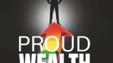 Business coach Gregory True standing with a house icon, symbolizing wealth and independence.